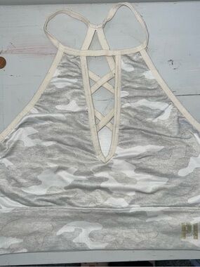 PINK Victoria's Secret Light Gray sportsbra